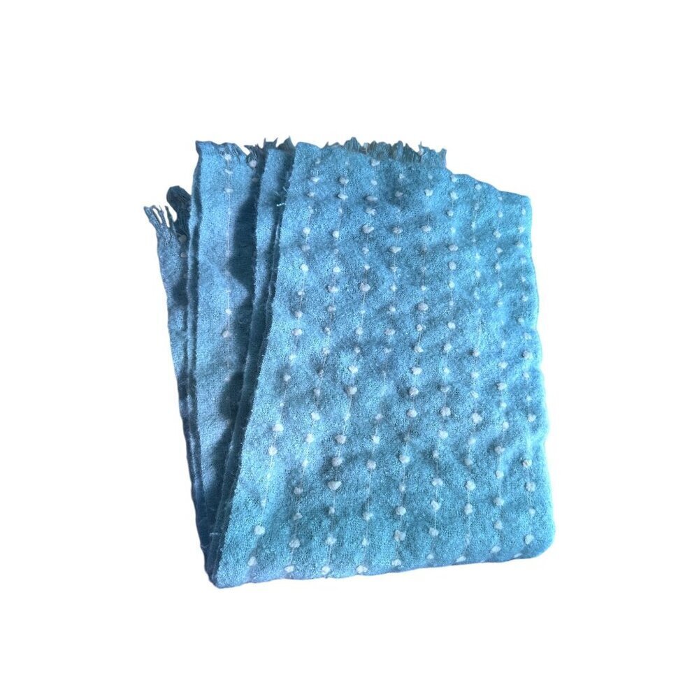 Mia & Tess Soft Knit Polka Dot Scarf NWT – Cozy Winter Wrap Boho Chic Accessory - Picture 4 of 4